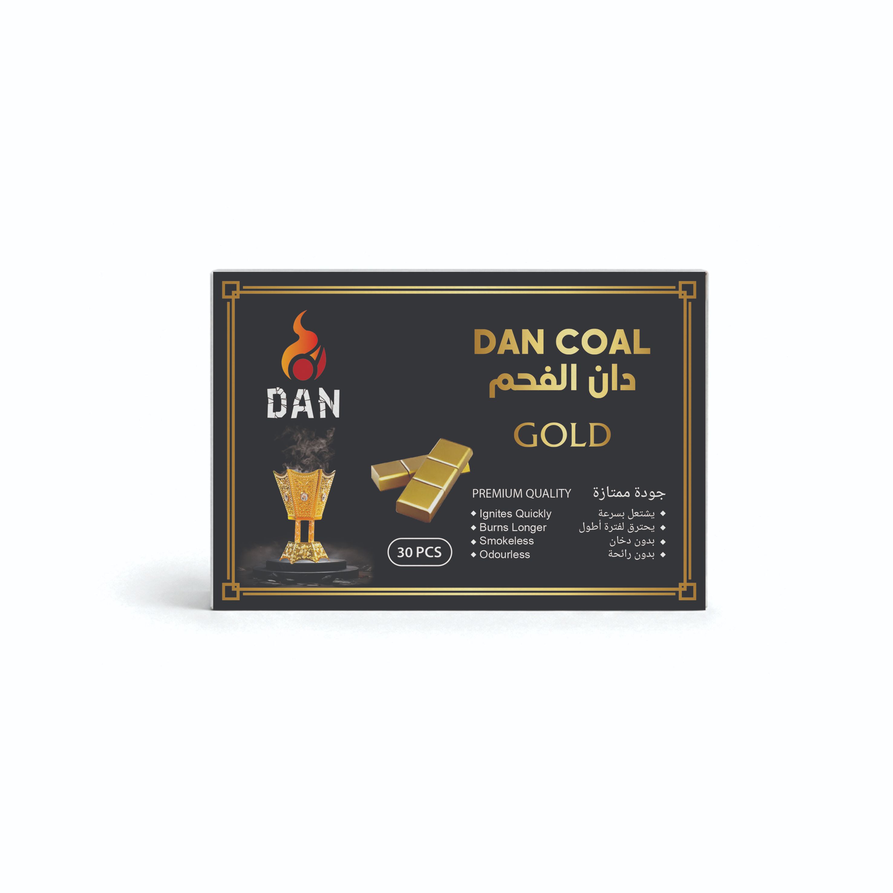 DAN MAGIC COAL GOLD 30 PCS 
